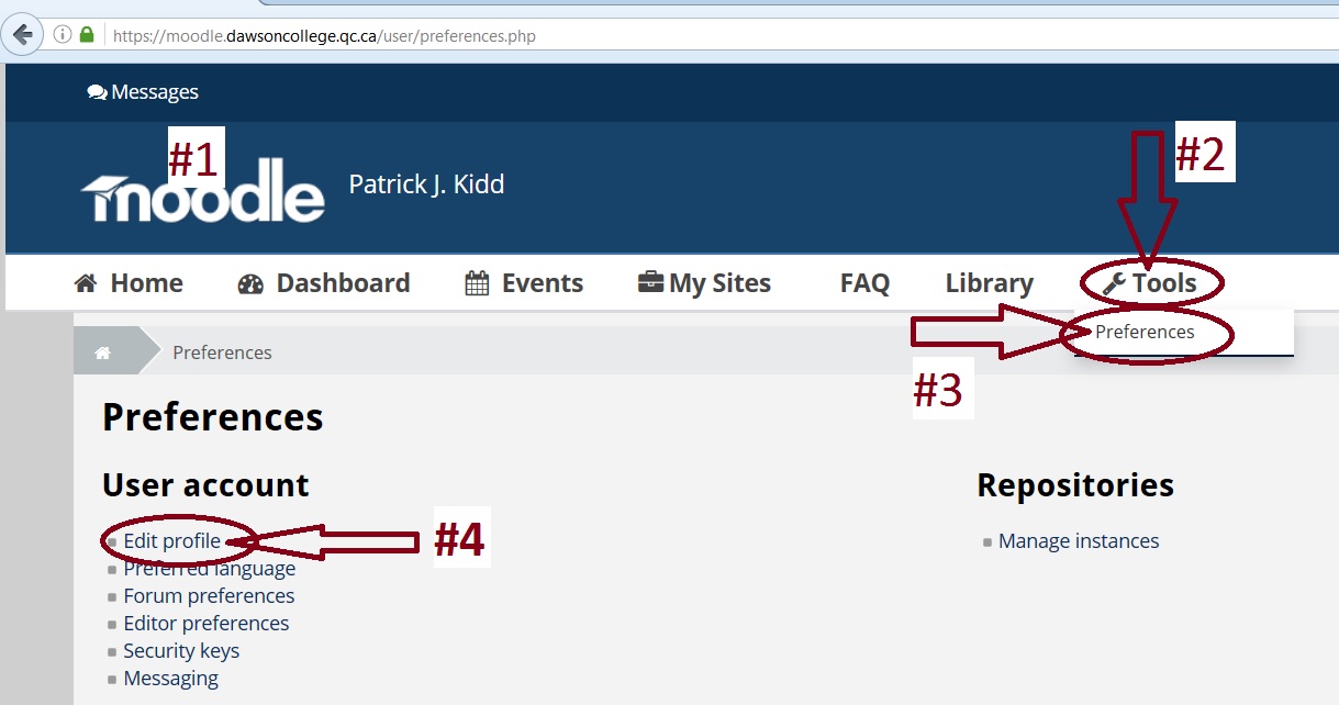 Moodle Settings